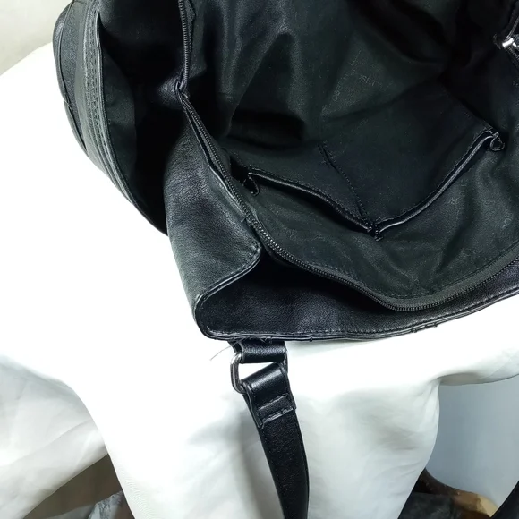 Rossetti Courte Black Fax Leather Satchel Shoulder Bag - Picture 8 of 16